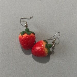 Strawberry Shaped Earrings